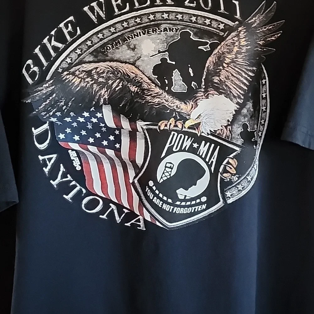 2011 Men’s Short Sleeve Daytona Bike Week Shirt - Picture 4 of 5
